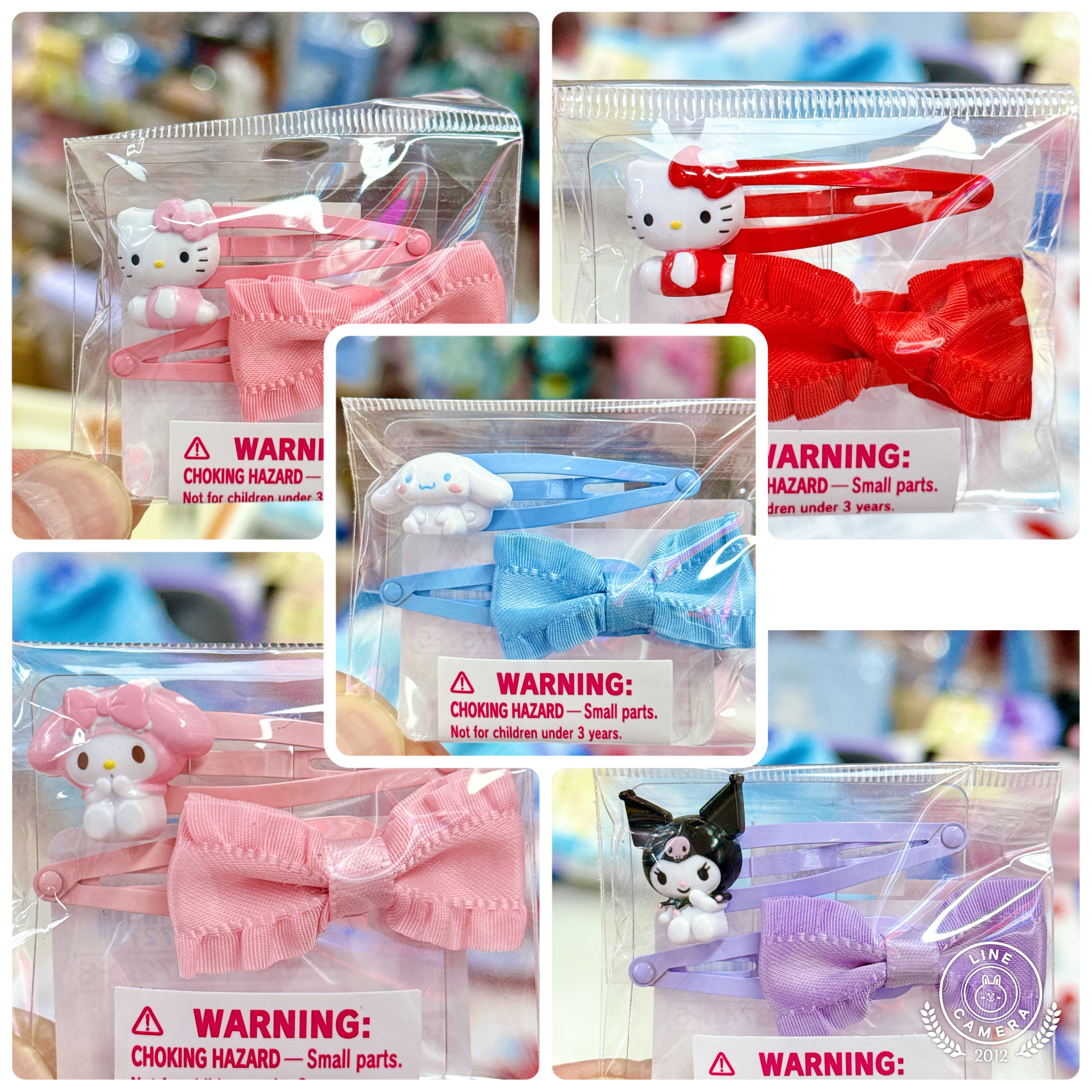 日本版Sanrio髮夾套裝