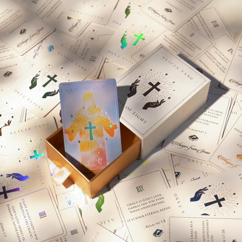 Cross of Light耶穌智慧神諭卡/ 肯定與療癒卡牌by Alicia Tang