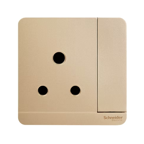 施耐德 AvatarOn 沉醉金 15A單蘇有掣有燈 插座