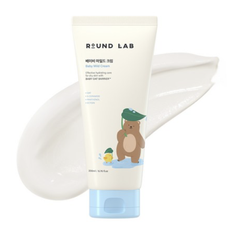 韓國 Round Lab 嬰兒溫和 保濕 潤膚霜 200ml｜Baby Mild Cream