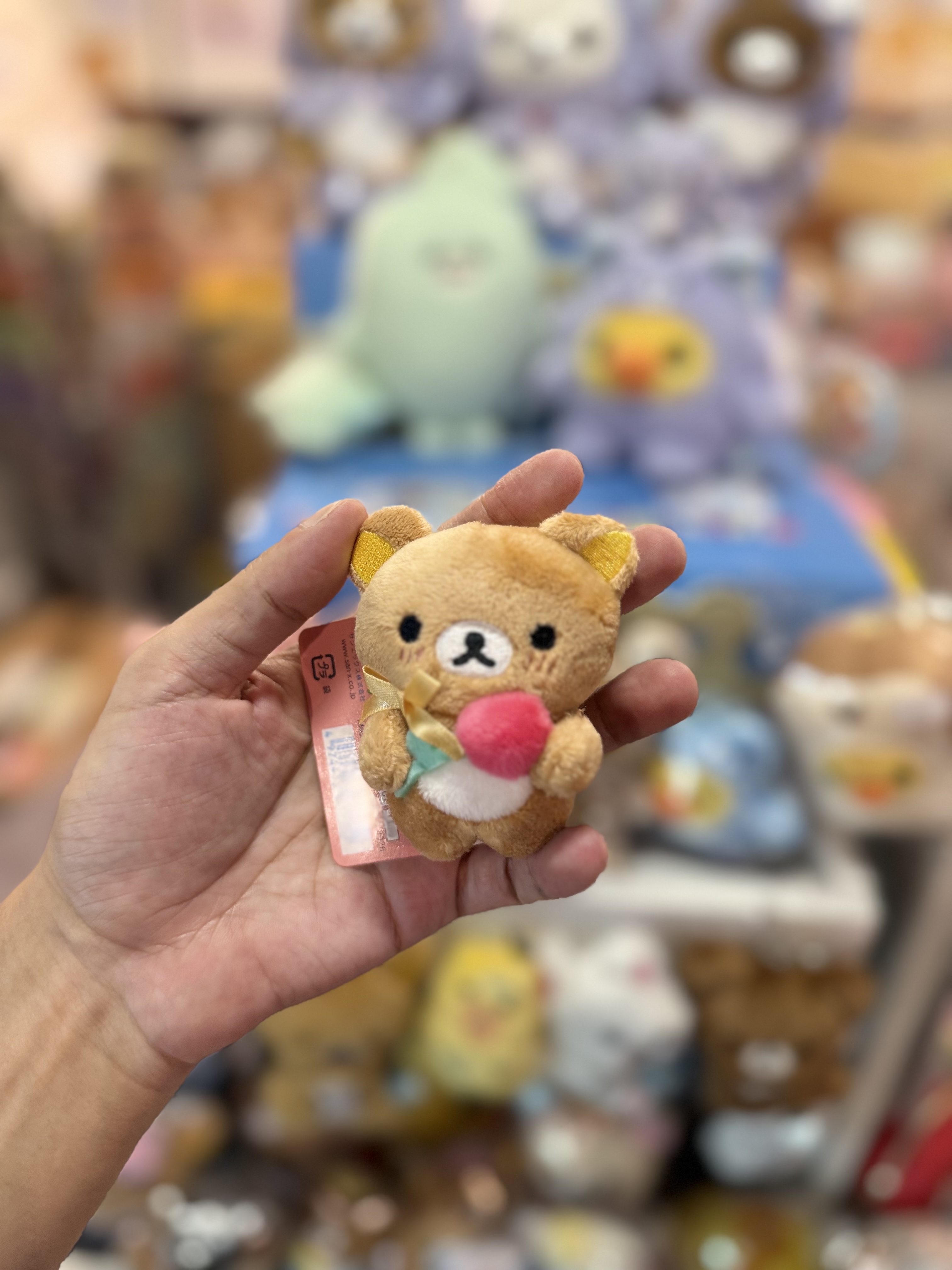 《現貨》全新日本特約店限定Rilakkuma 拎花造型扣針