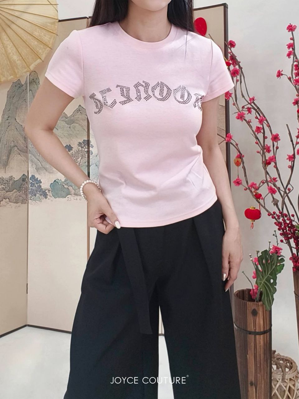 钻石点缀上衣 T0779