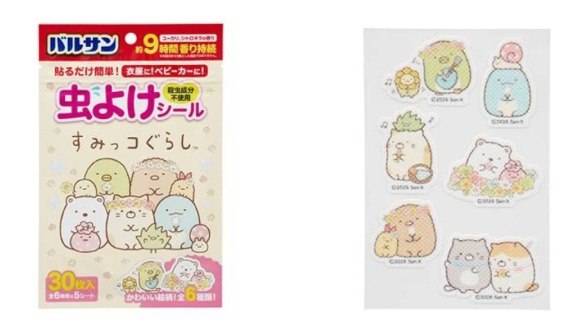 バルサン角落生物驅蚊貼 30枚入 - 04260354