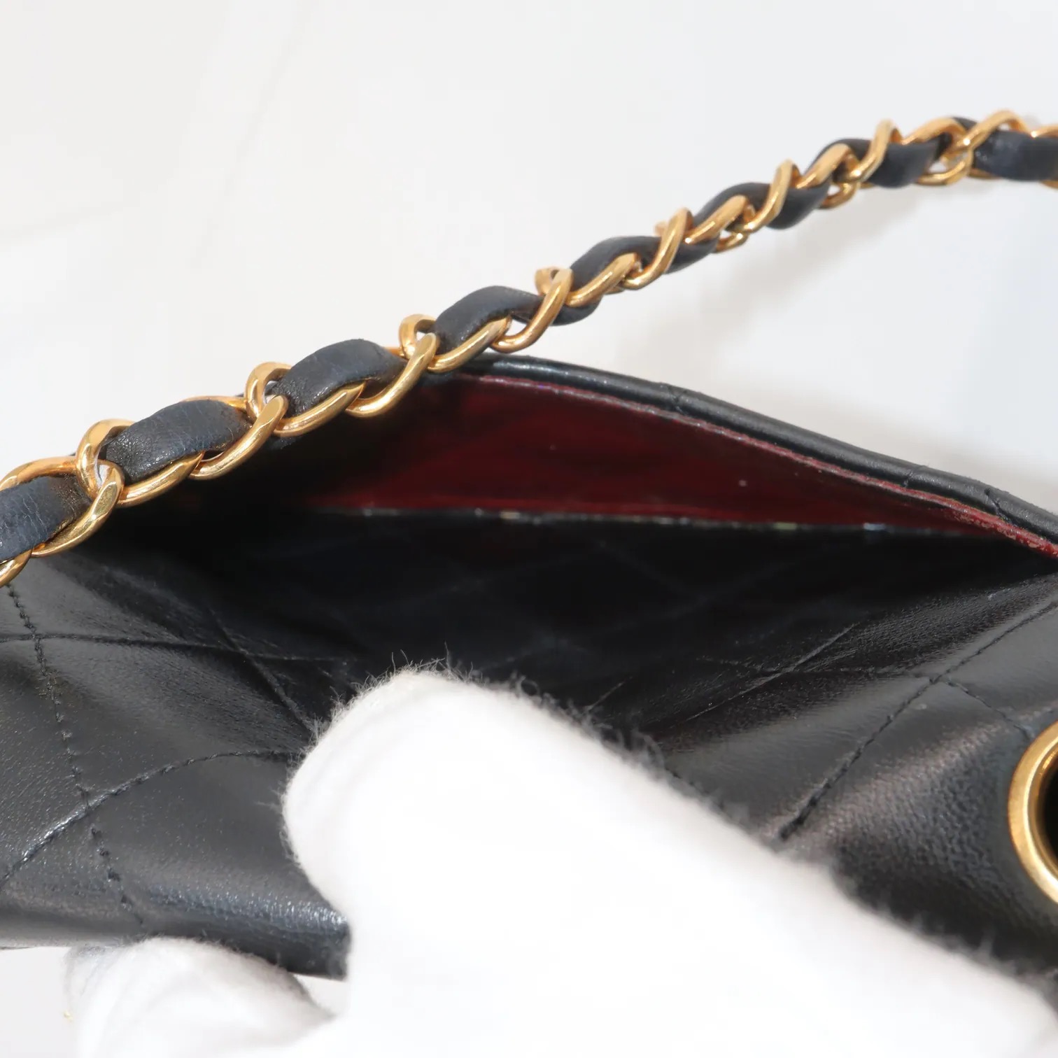 Chanel Matelasse Coco Mark Mini Chain Flap Bag