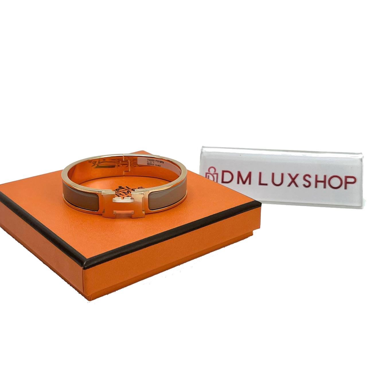 Hermes Clic H Marron Glace RGHW