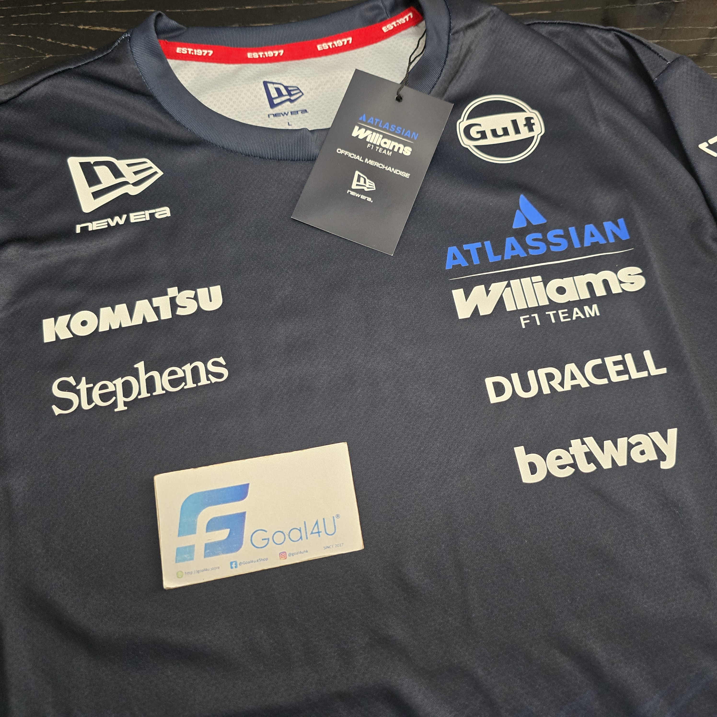 F1 Williams 威廉士車隊 2026 Alex Albon Team Tech Tee 60941818