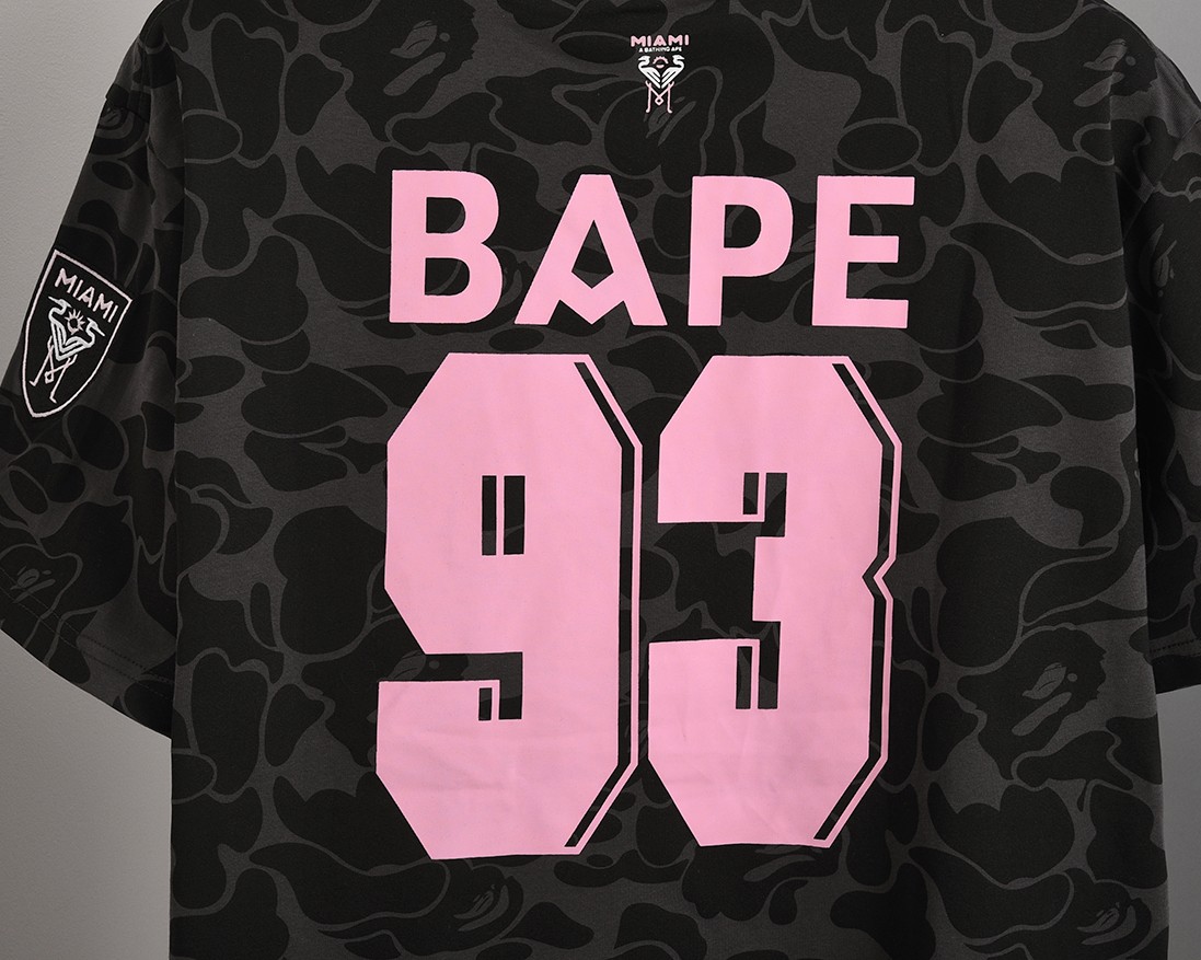 BAPE x Inter Miami CF Camo Tee