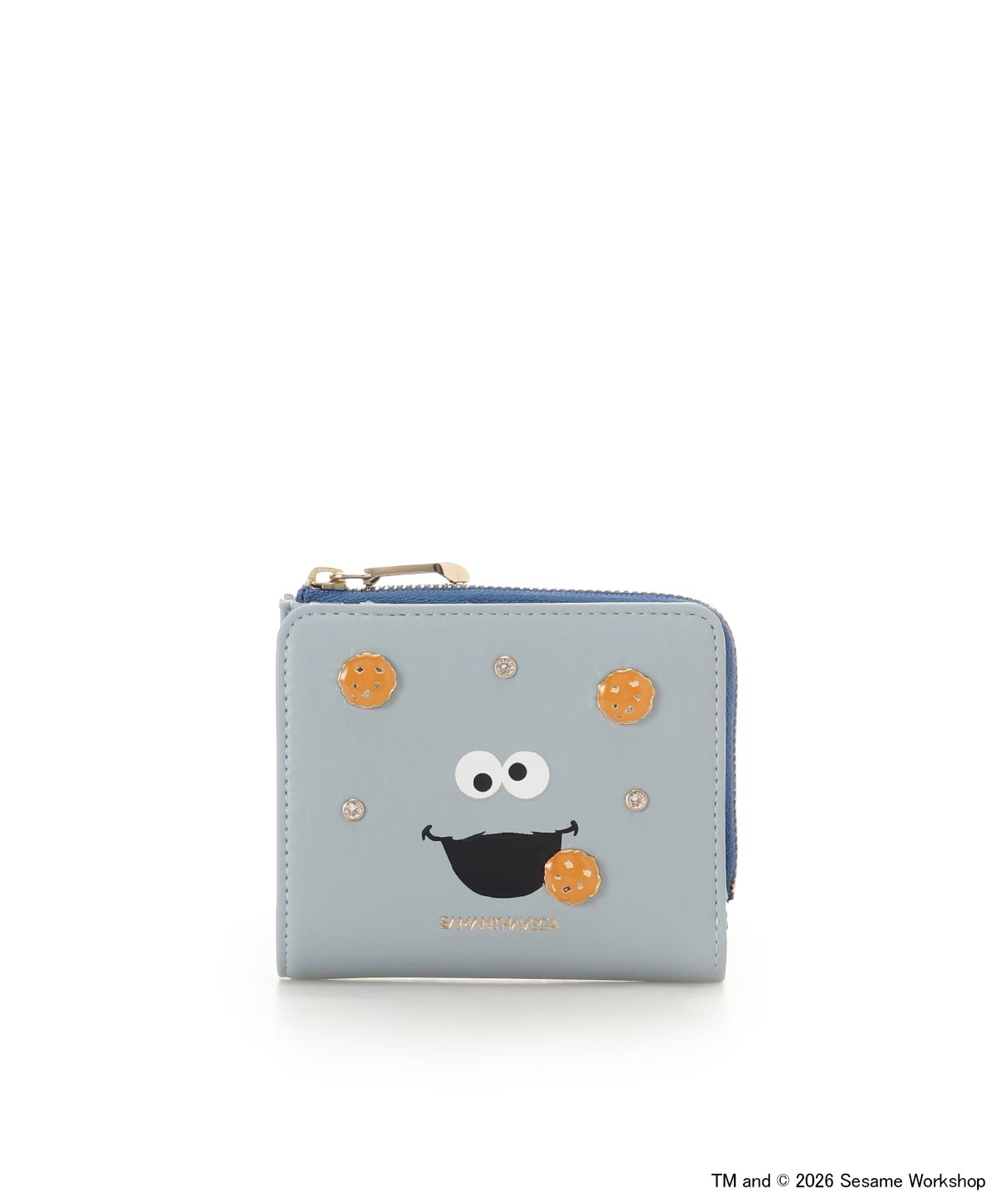 🌸 【預訂】Cookie Monster Wallet - SAMANTHAVEGA x SESAME STREET