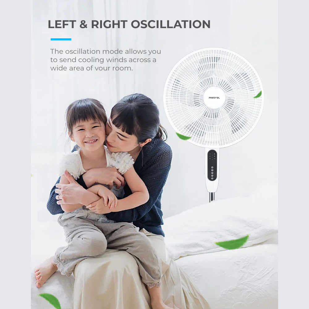 Mistral 16" DC Stand Fan With Remote MSF1610DR PU