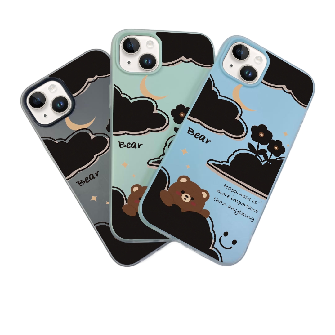 JELLY CASE PHONE FOR IPHONE - DESIGN BEAR D