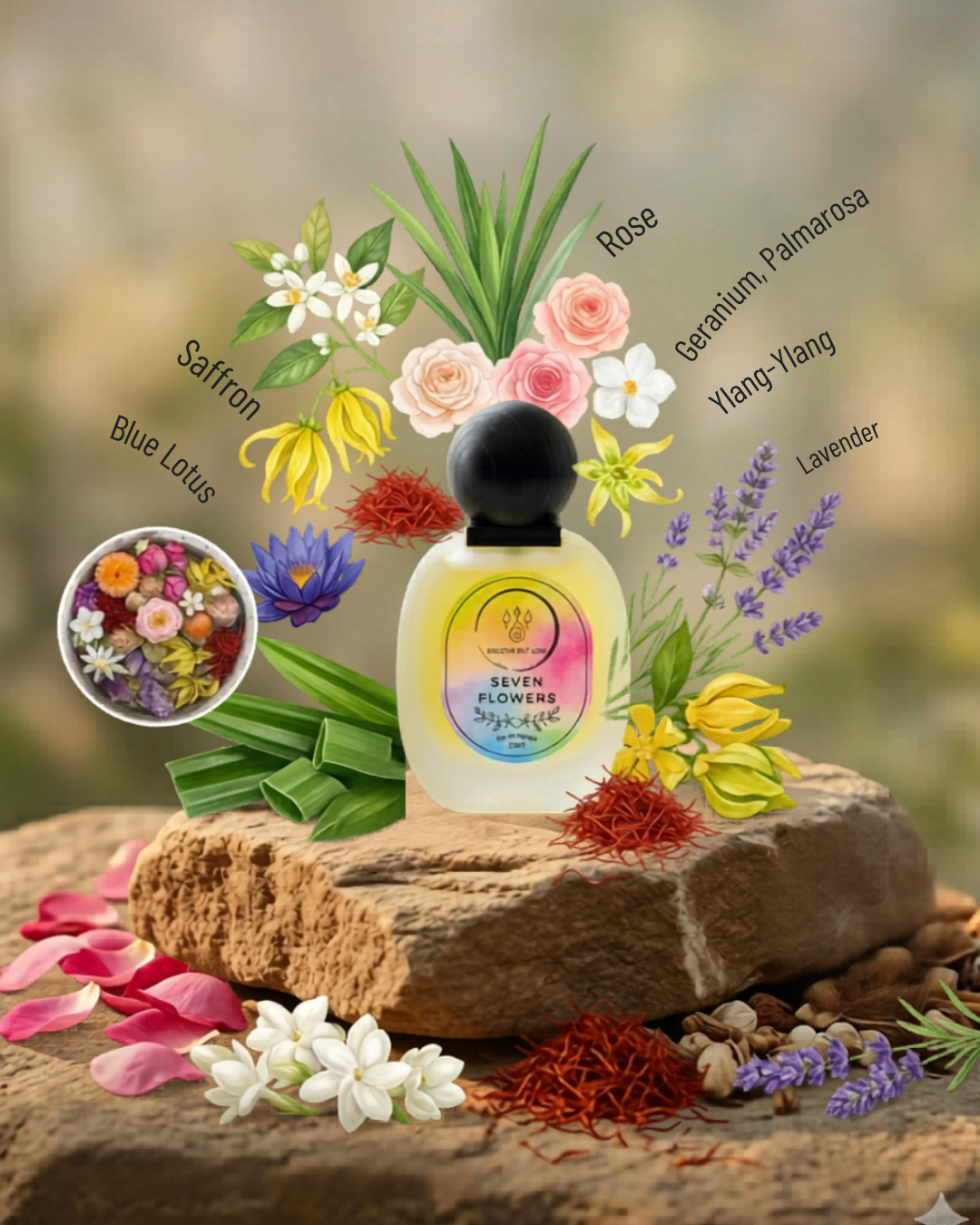 RL Breathe Out Love SEVEN FLOWERS 七色花香水 30ML