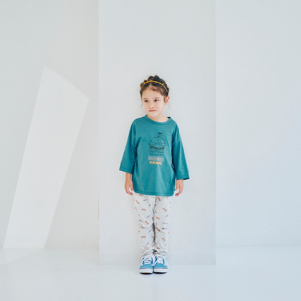 🆕【⭐訂購⭐】  🇯🇵日本直送 🌀輕鬆插圖風格 七分袖Tee(一套5件) 🌀 [PLBA-0026][260303]