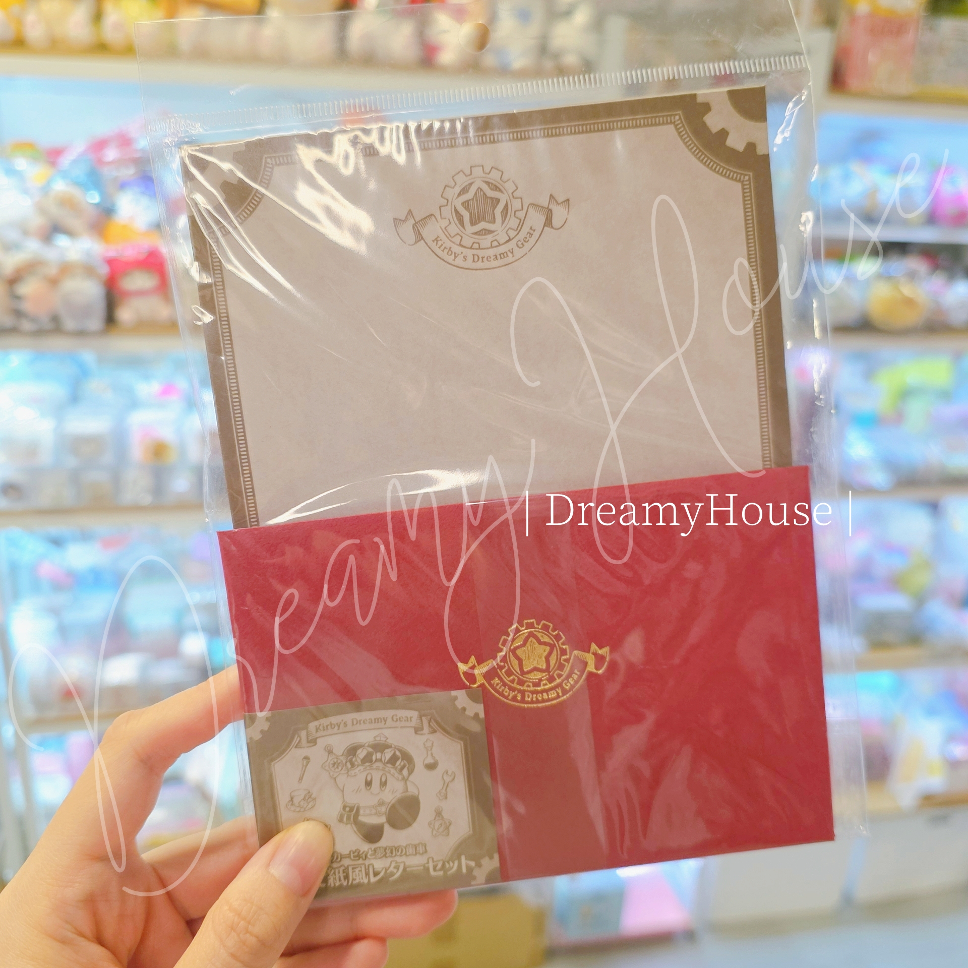 日本 Kirby ⚙️Kirby's Dreamy Gear🛠 信封信紙SET Letter set