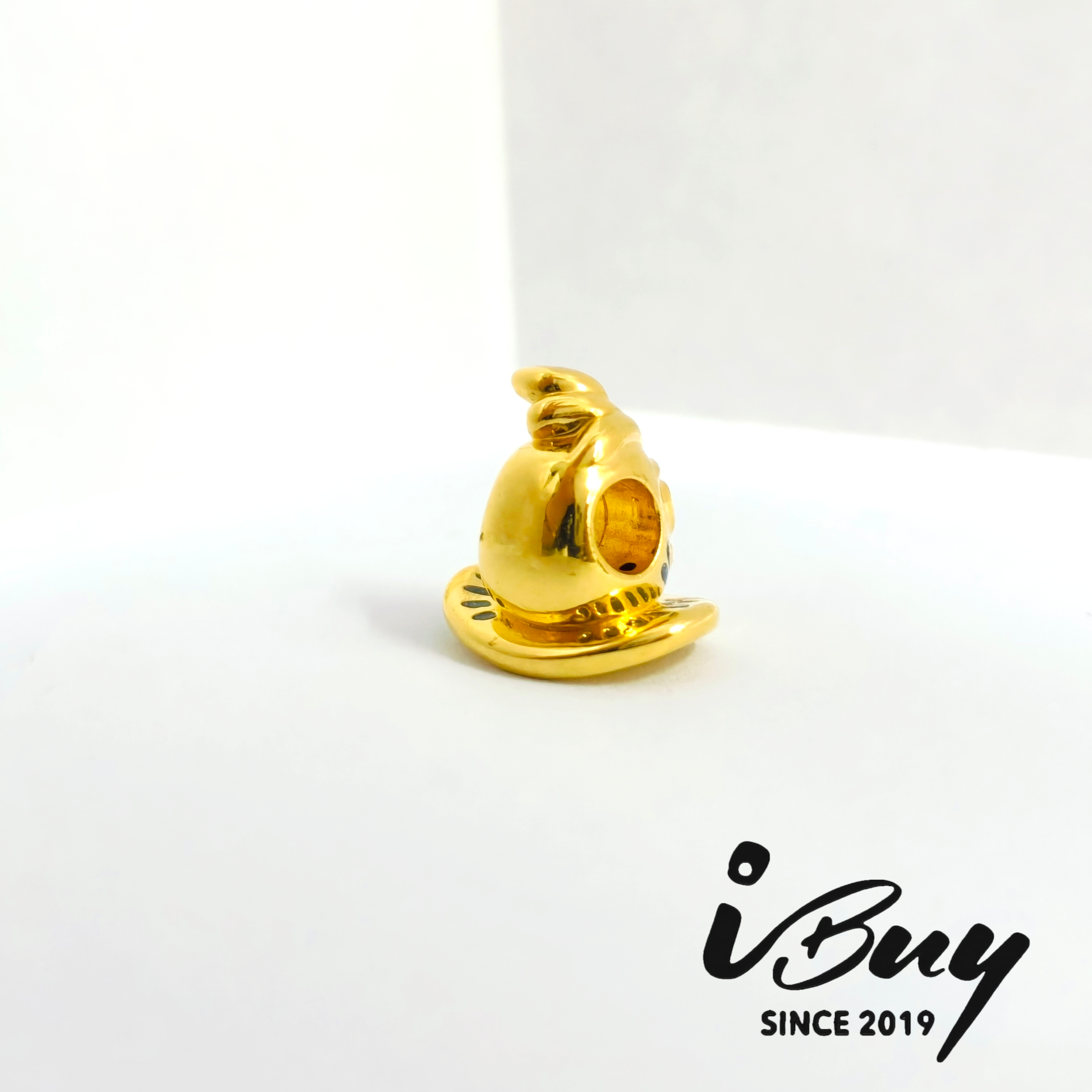 916 HARD GOLD MAGIC HAT CHARM BEAD 916 硬金 魔法帽子串咀
