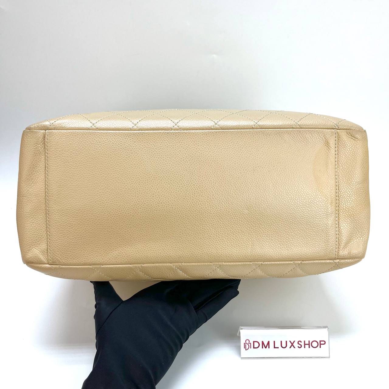 Chanel Beige Caviar GST GHW (Serial 17, Y: 2013)