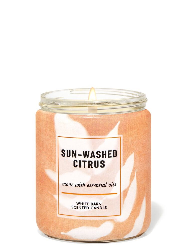 Sun-Washed Citrus Single Wick Candle