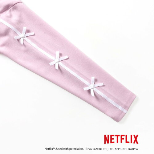 🆕【⭐訂購⭐】🇯🇵日本直送 🌀Netflix x #Sanrio 蝴蝶結袖口 長袖 tee［3款選］ 🌀[ELHA-0076][260920]