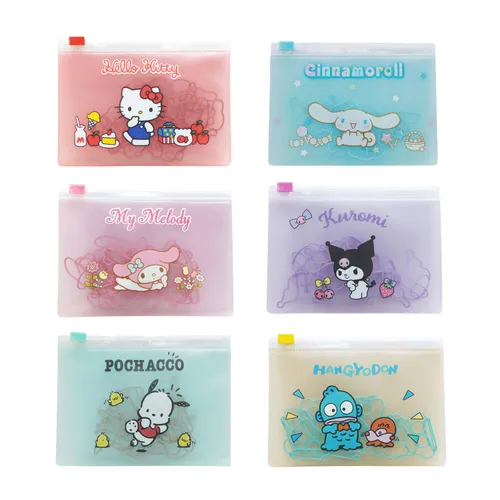 Sanrio 人物造型萬字夾連zip bag