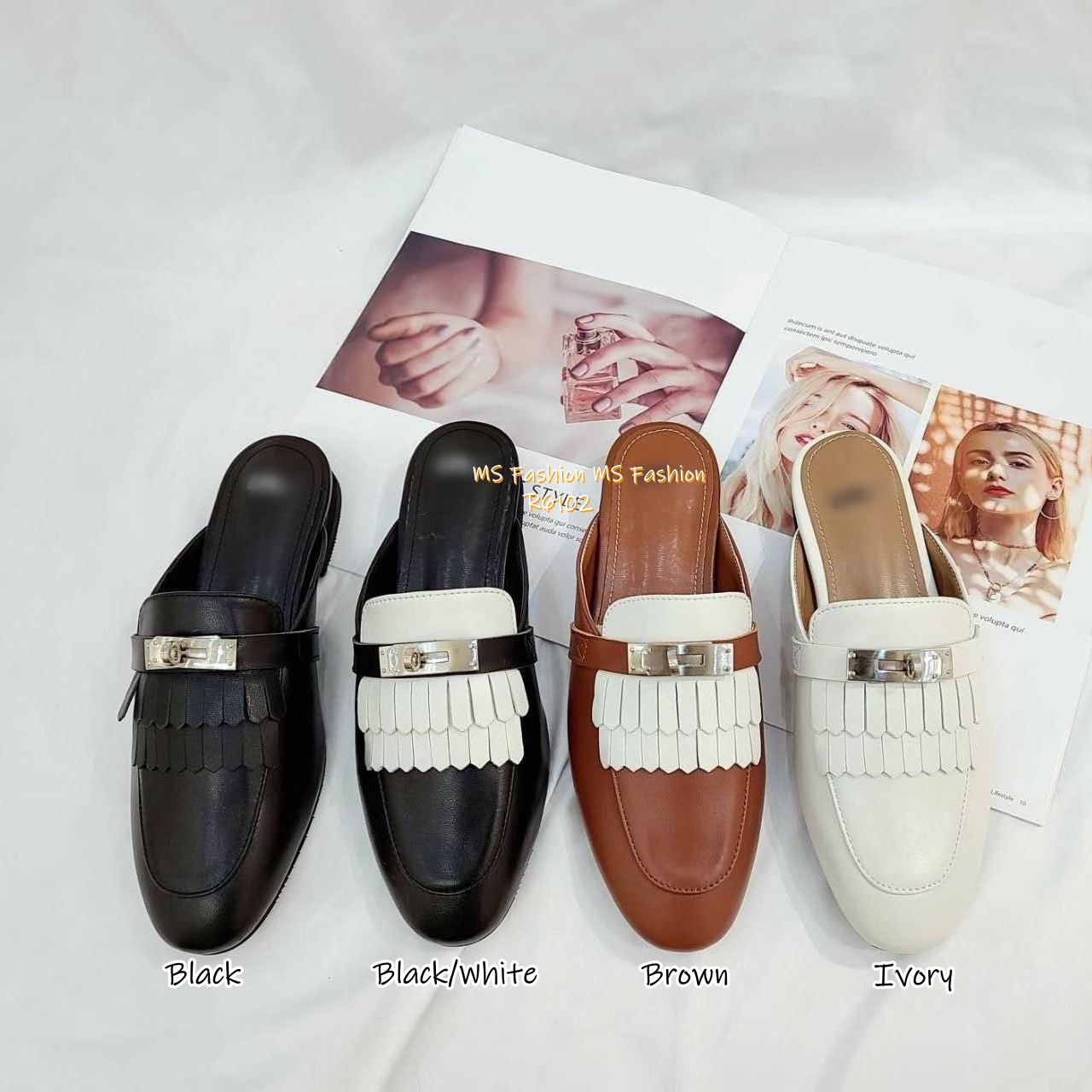 R6102 韓國🇰🇷真皮soso後拖