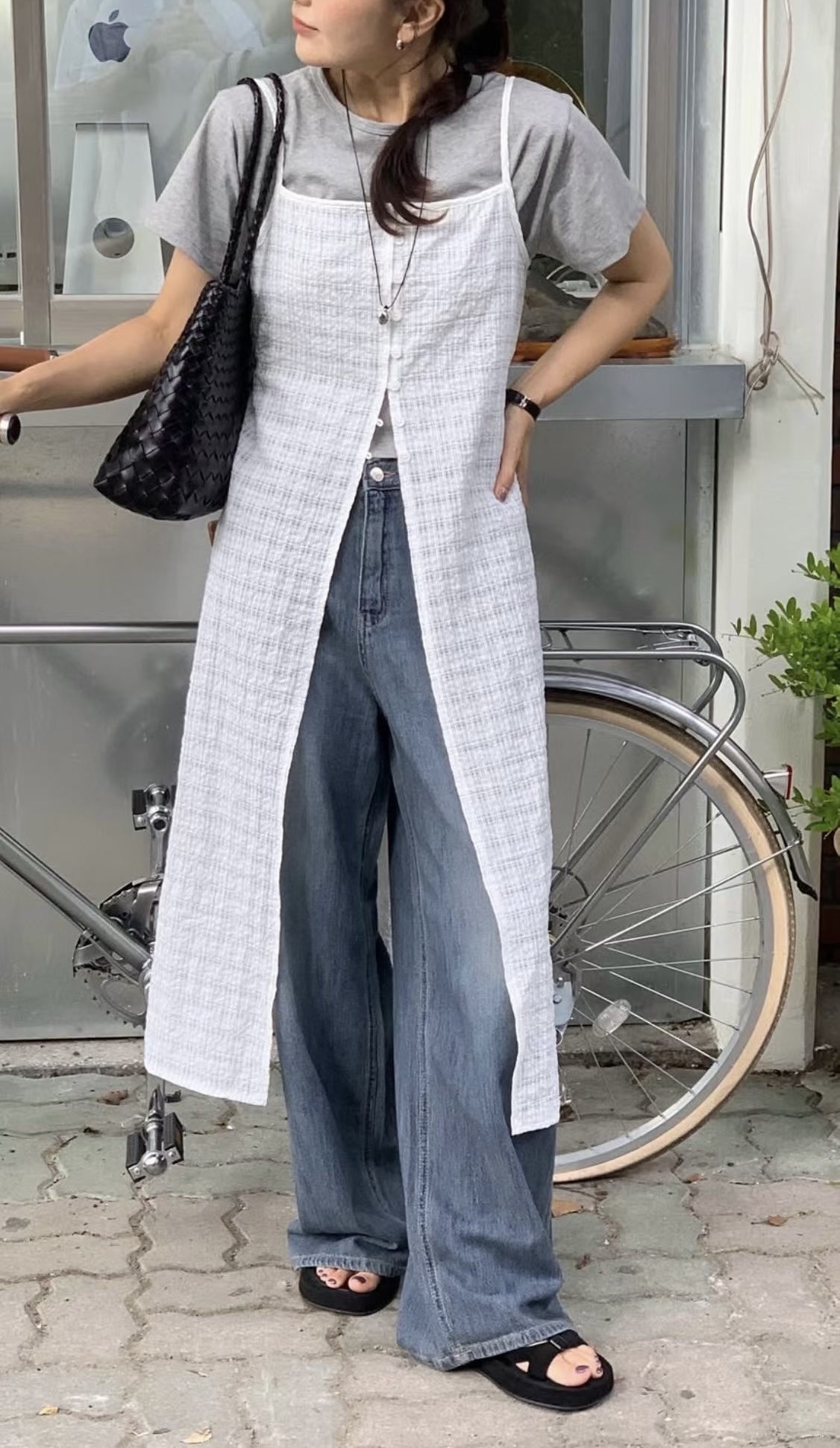 🇰🇷韓國女裝 | Check sleeveless 