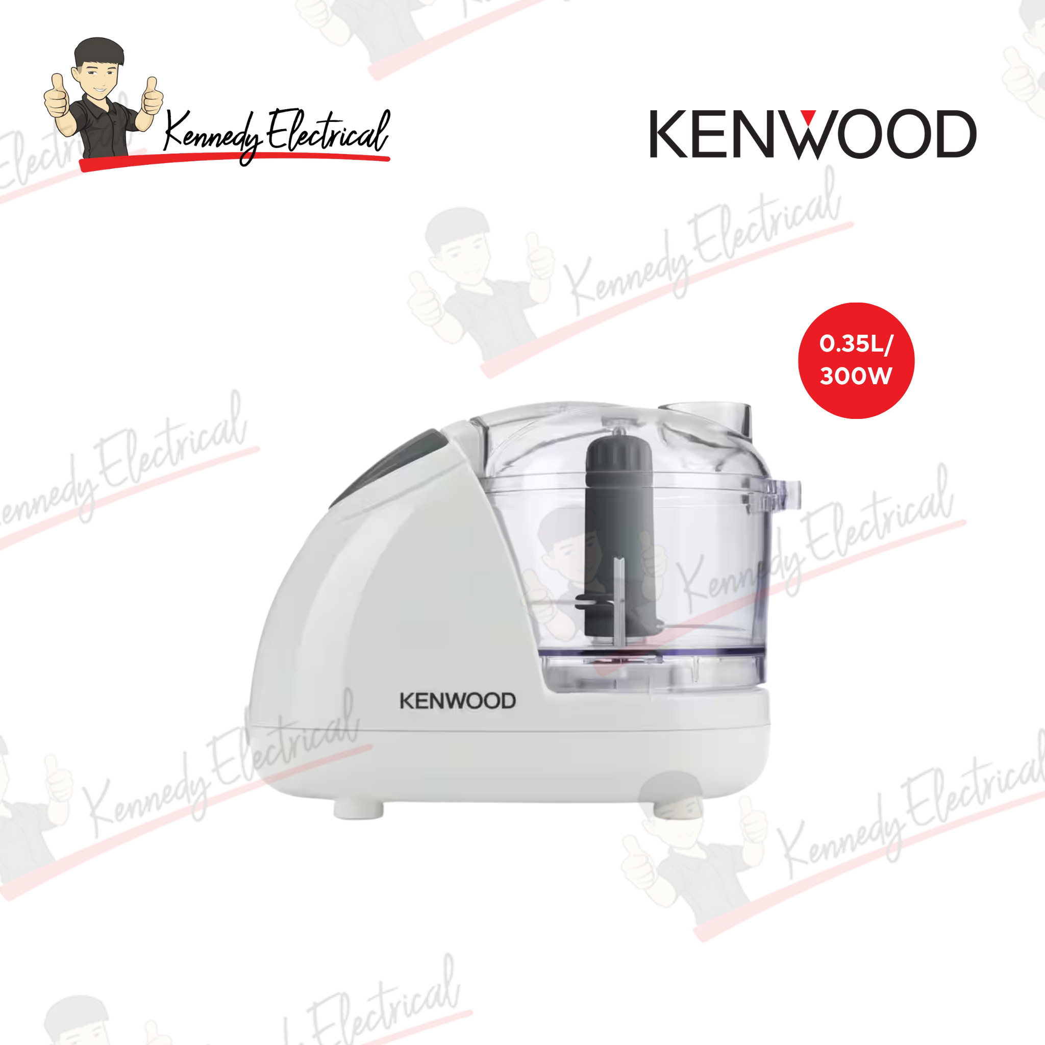 Kenwood 0.35L 300W Mini Chopper White (CH180)