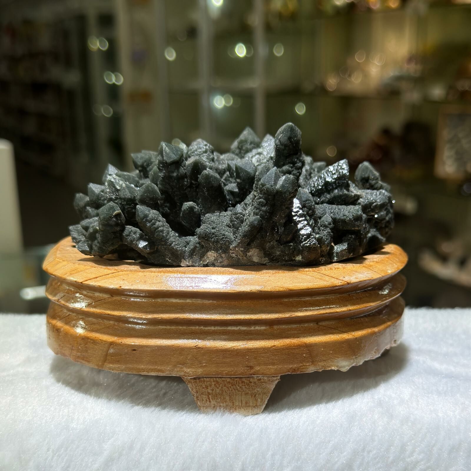 綠幽靈水晶簇 - 3