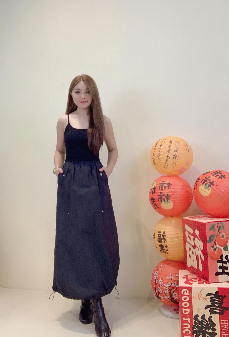 休闲A字半裙 S0115