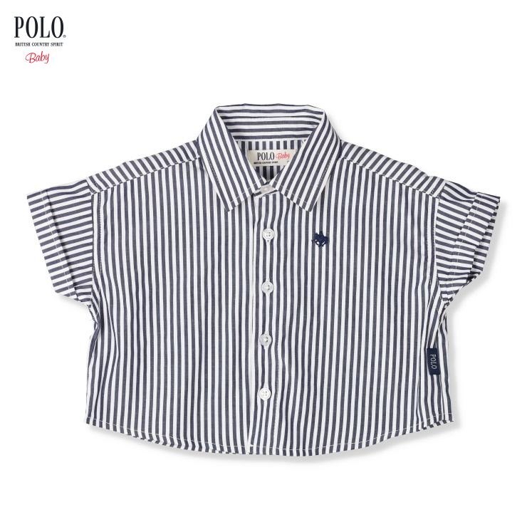 🇯🇵限量預訂 日本直送🇯🇵Polo Baby兩色小馬刺繡條紋短袖恤衫