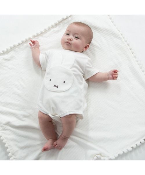 MIFFY BABY KIDS 半袖連身衣 毛圈布