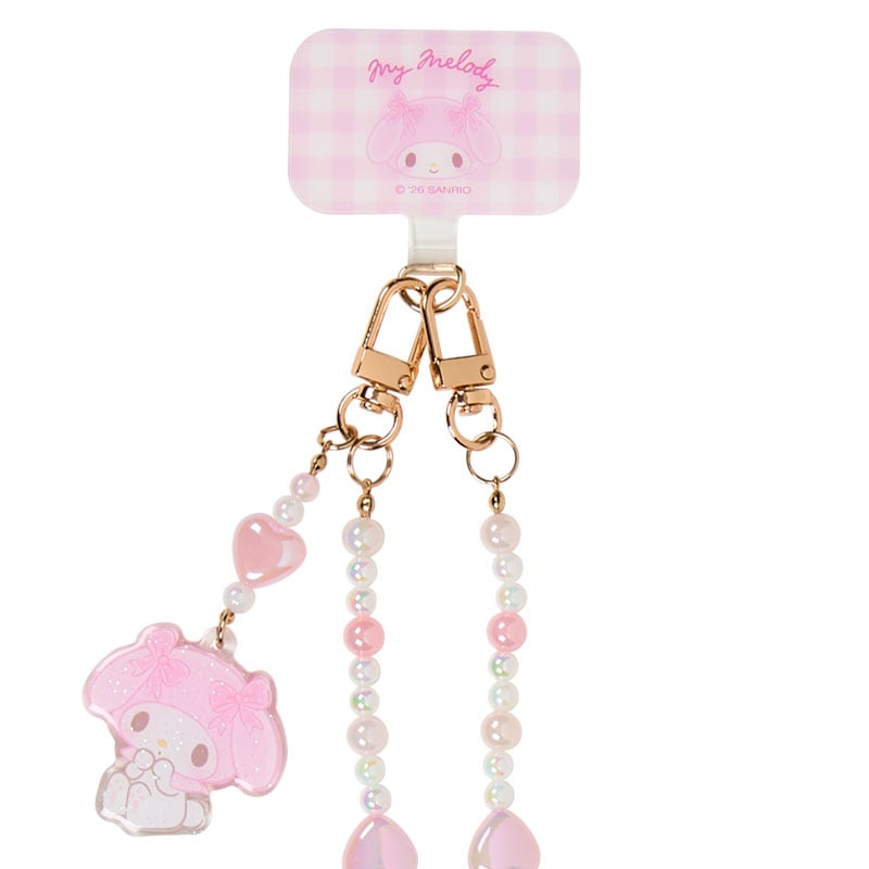 現貨｜Sanrio My Melody 日版 電話繩 手機掛繩 連 夾片套裝 (22510-0)