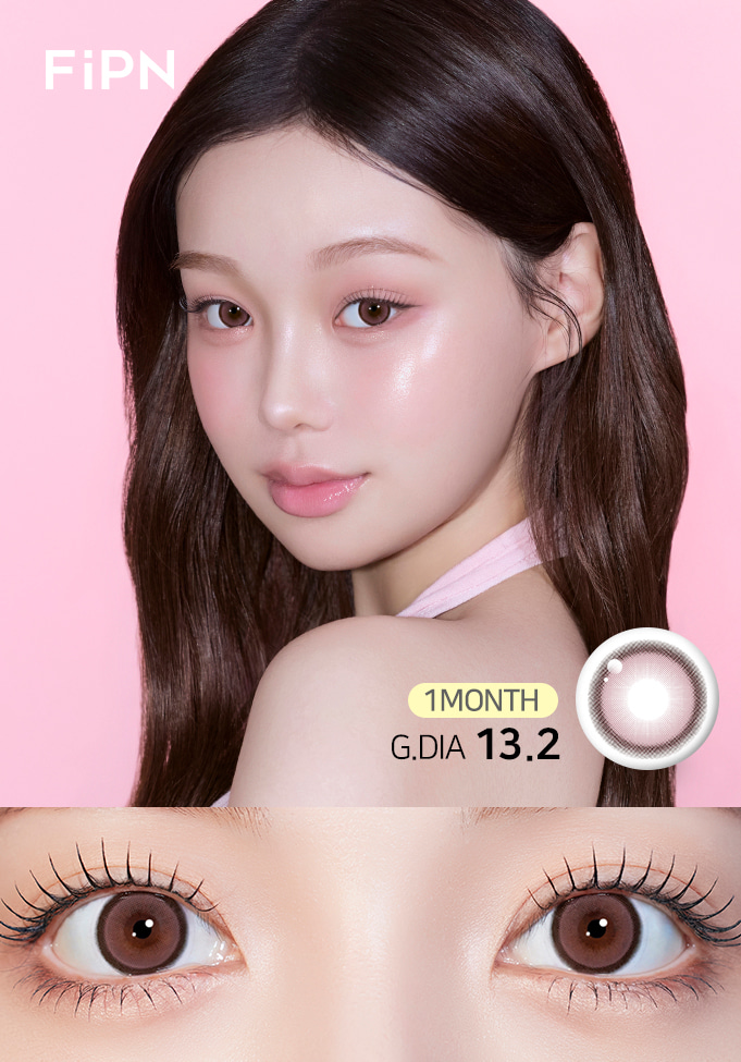 FiPN - DiQ  Pink Brown (1month/2P)