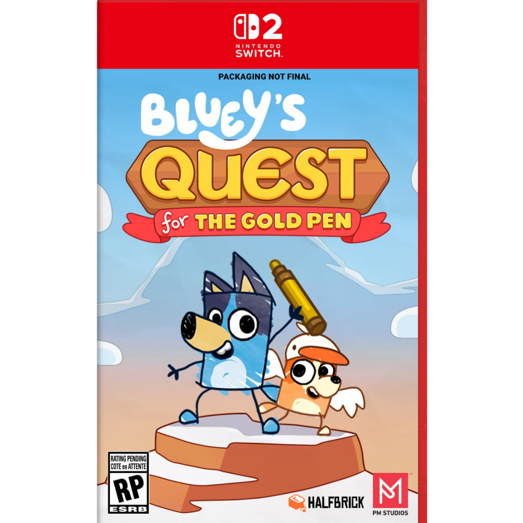 (🔥NEW RELEASE🔥) Bluey's Quest For The Gold Pen (Nintendo Switch 2) Digital Download