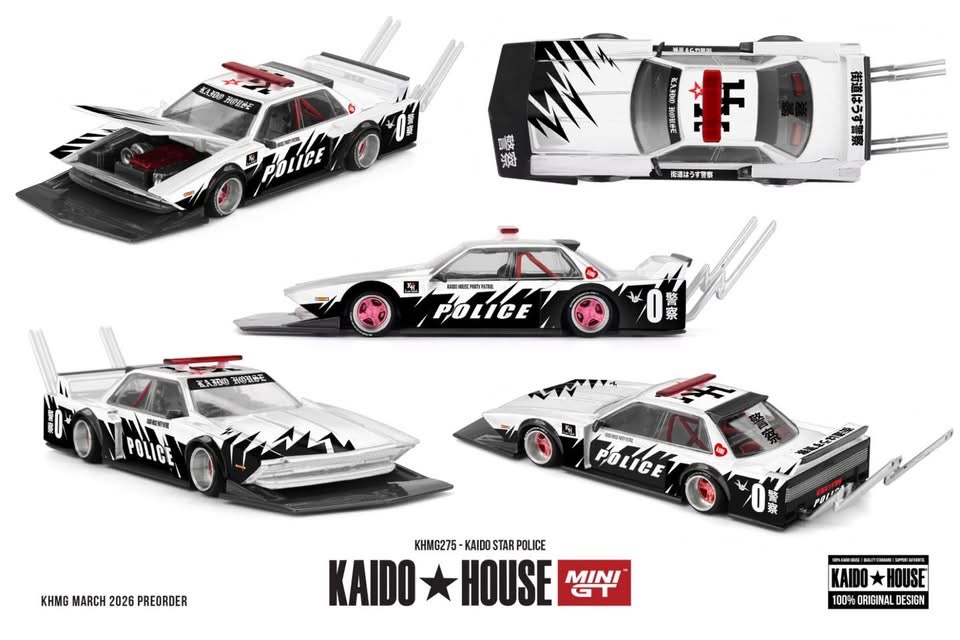 (預訂 Pre Order) KAIDO HOUSE x MINI GT  ( KHMG275 ) KAIDO STAR POLICE