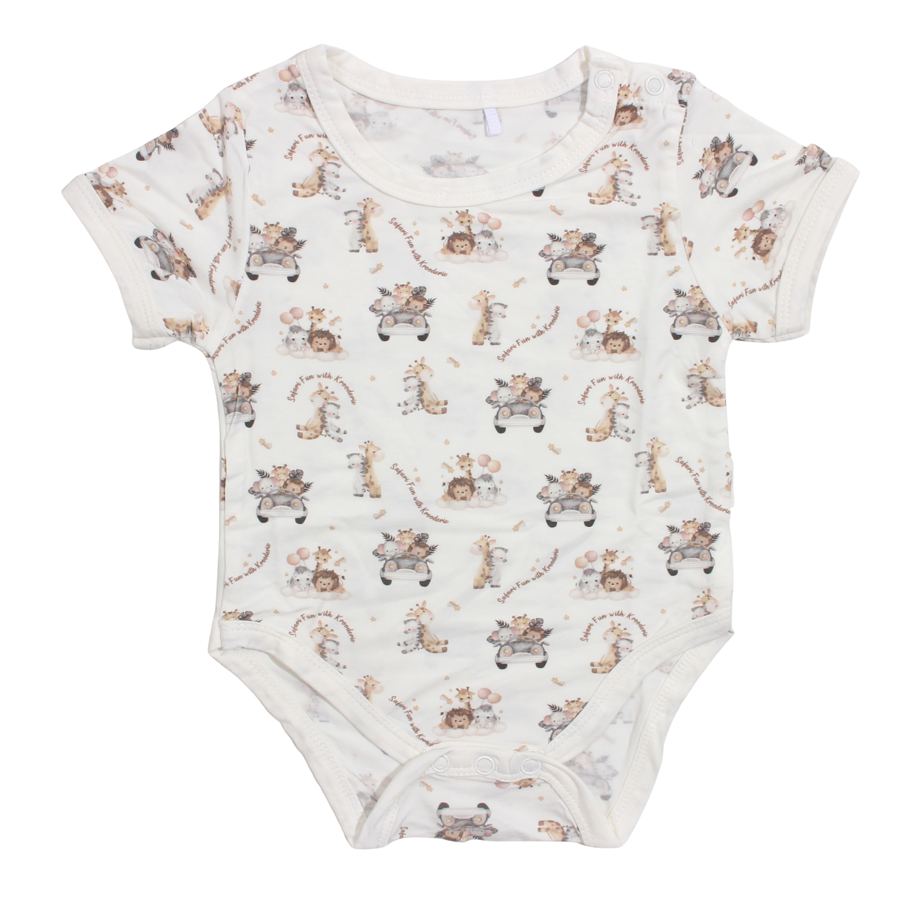 Krooderie TENCEL Short Sleeve Baby Romper