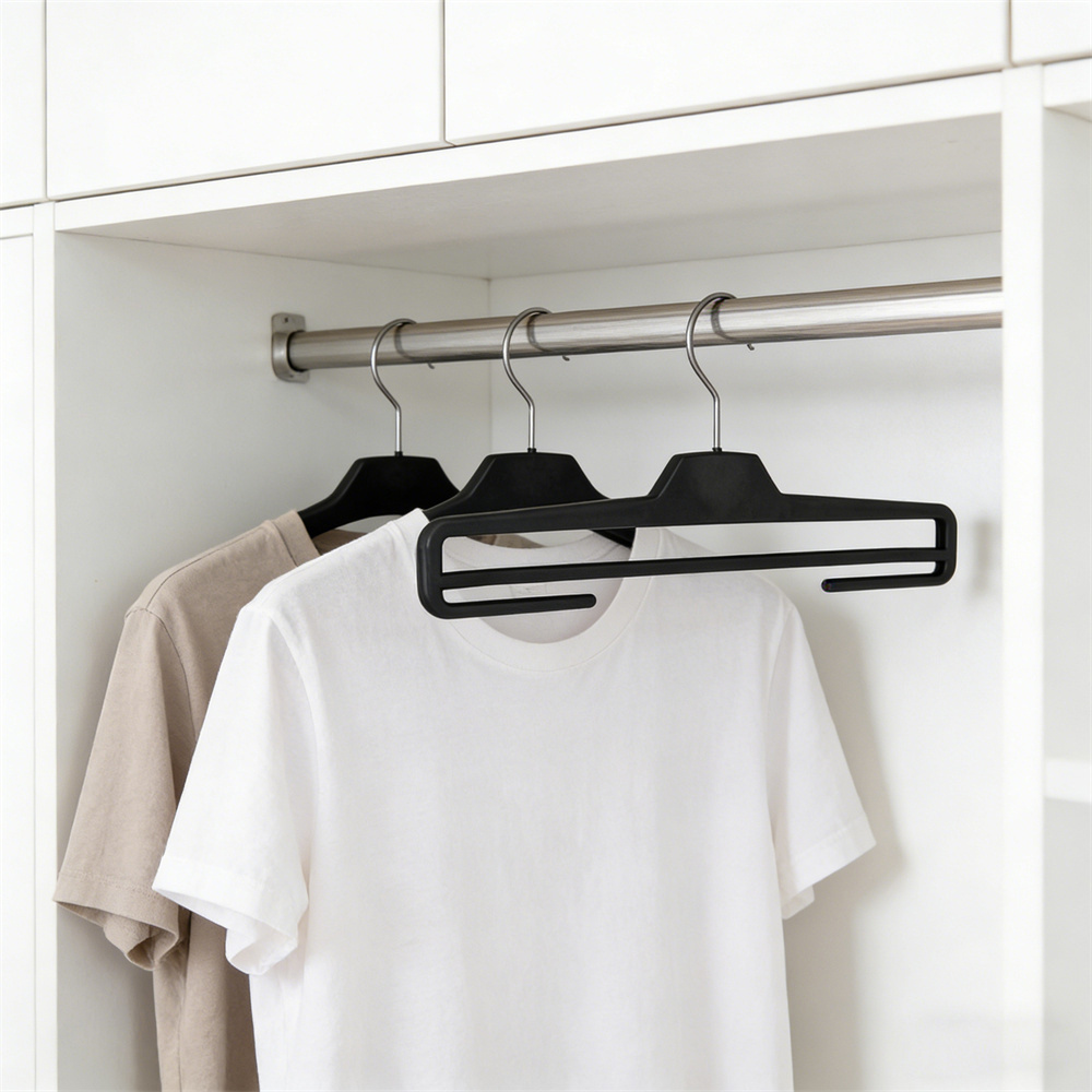 10x 多功能塑料褲架 黑色 36CM  UB0239