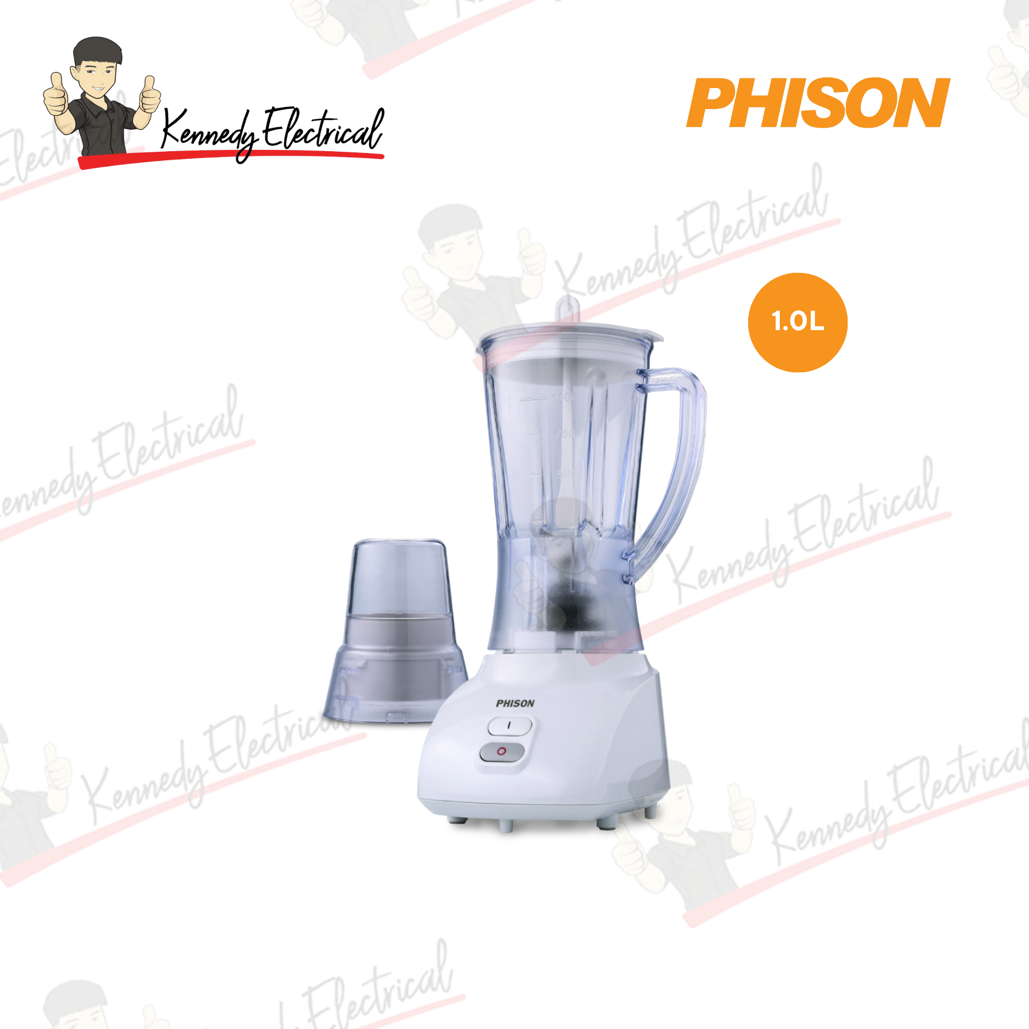 Phison 1.0L Blender With Dry Mill PBL-1351