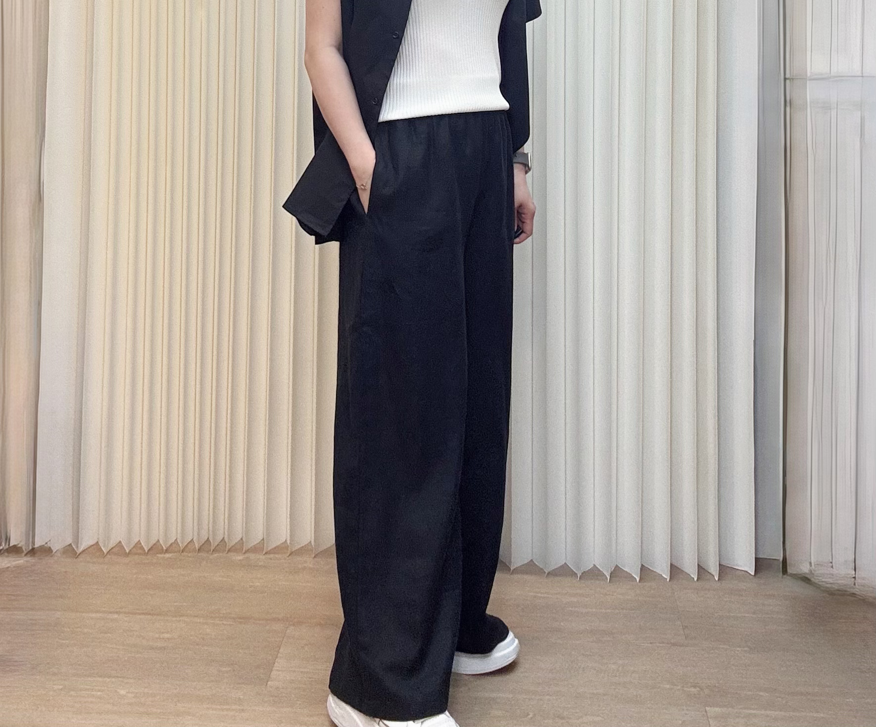 韓國棉麻褲 M439 03Lai07250