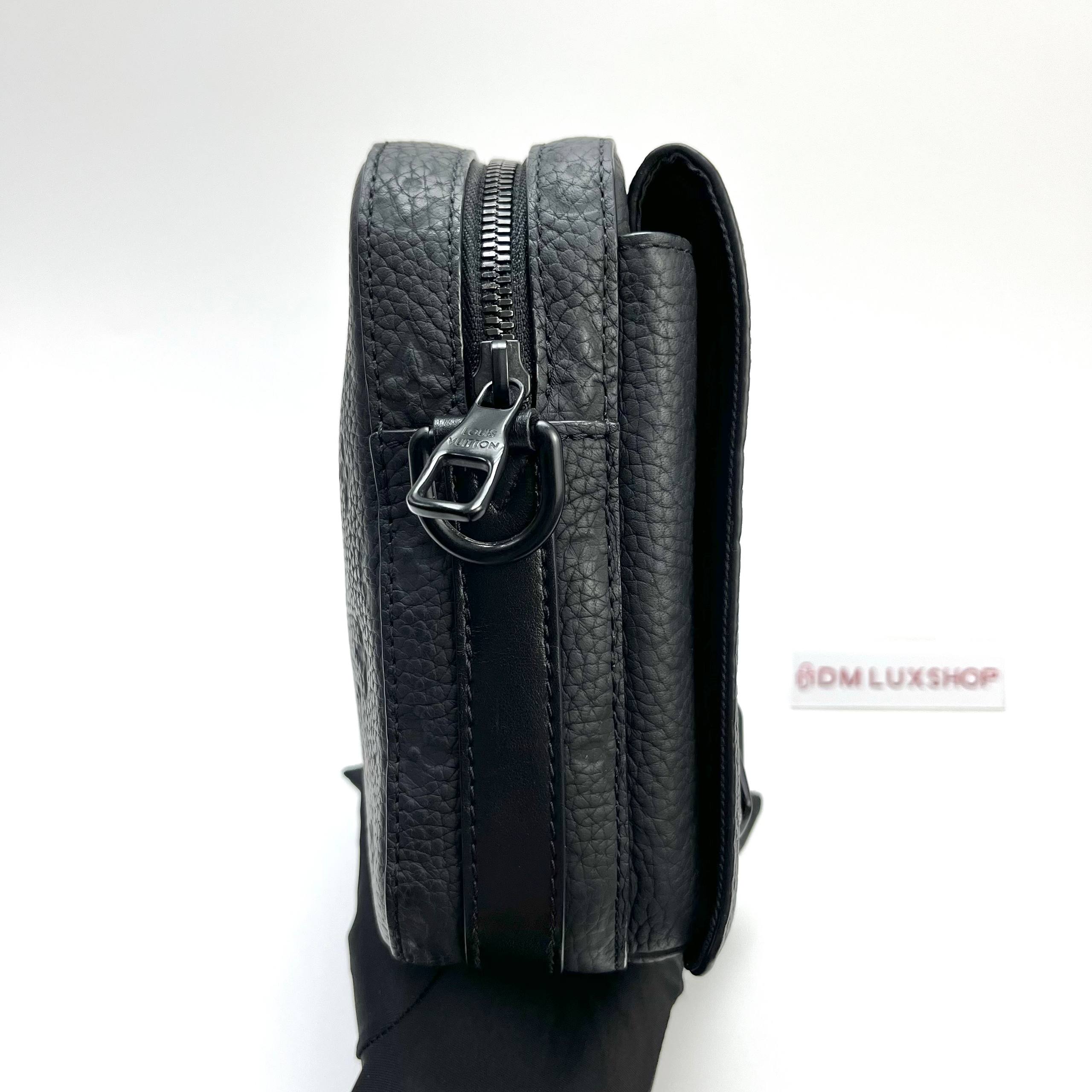 LV Taurillon Steamer Messenger Bag 