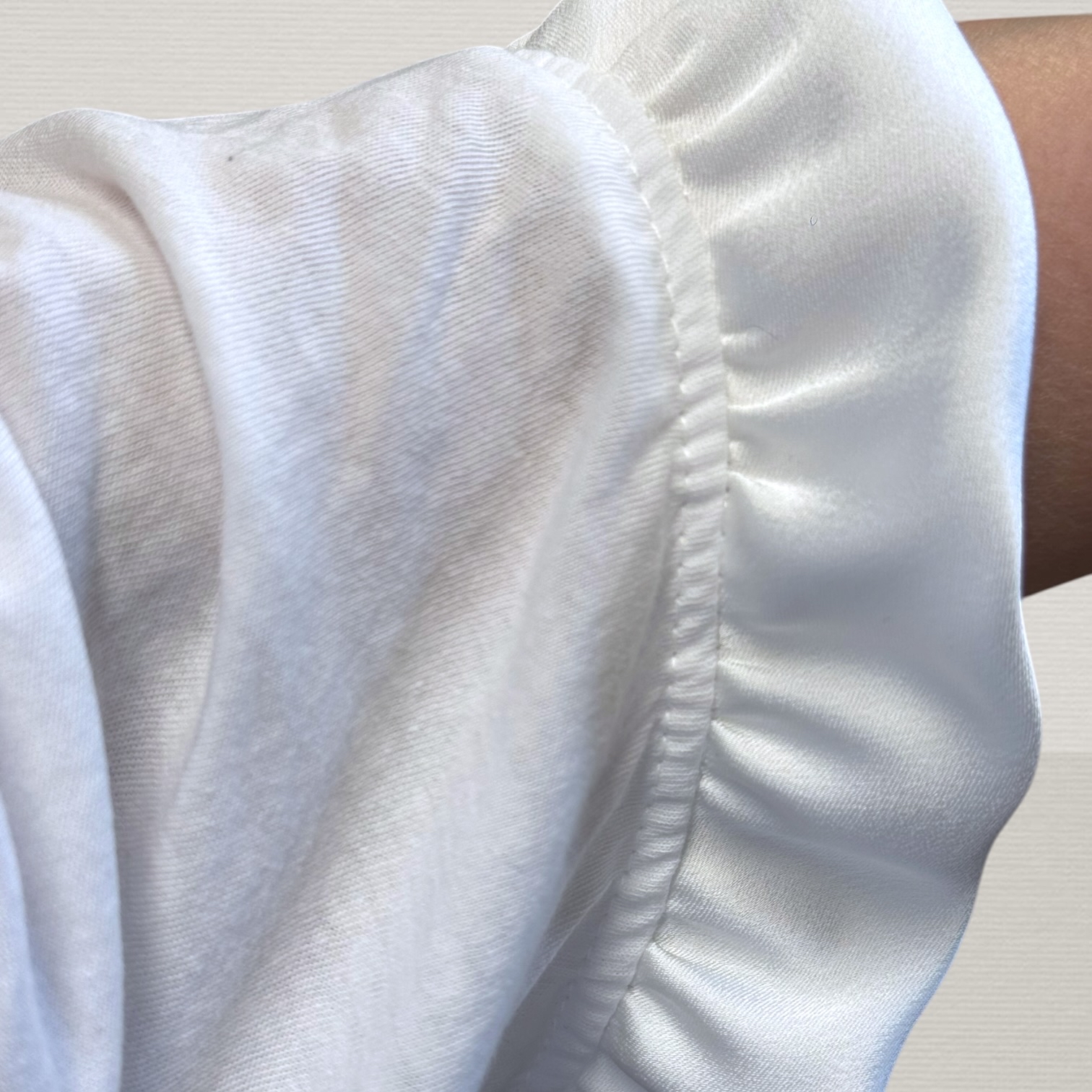 221102 ruff 手袖Tee  胸 118 Hip 116 長 80