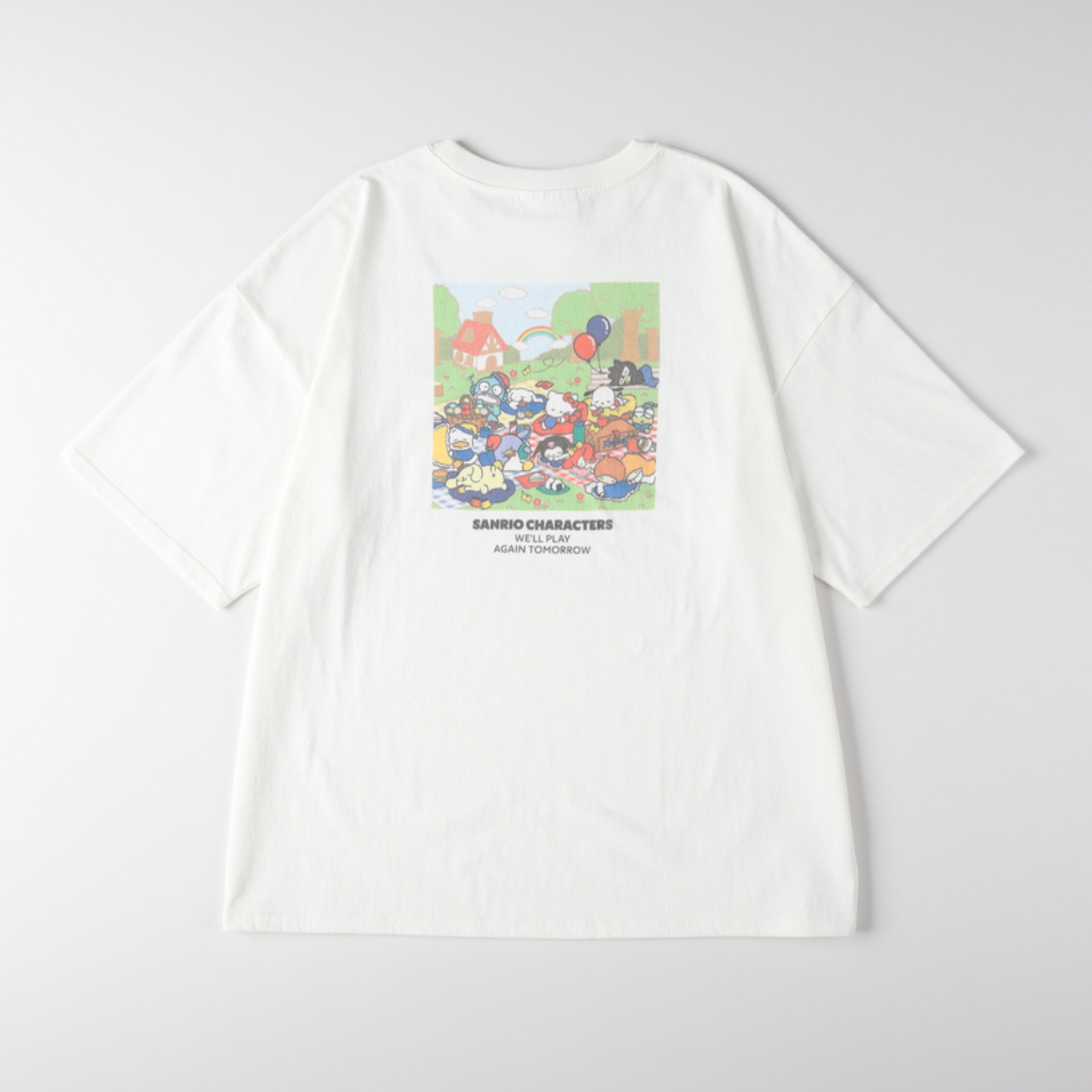 日本預訂📍日本Sanrio x Right On得意訓覺樣系列 - 背後圖案短袖Tee (大人/小童Size)