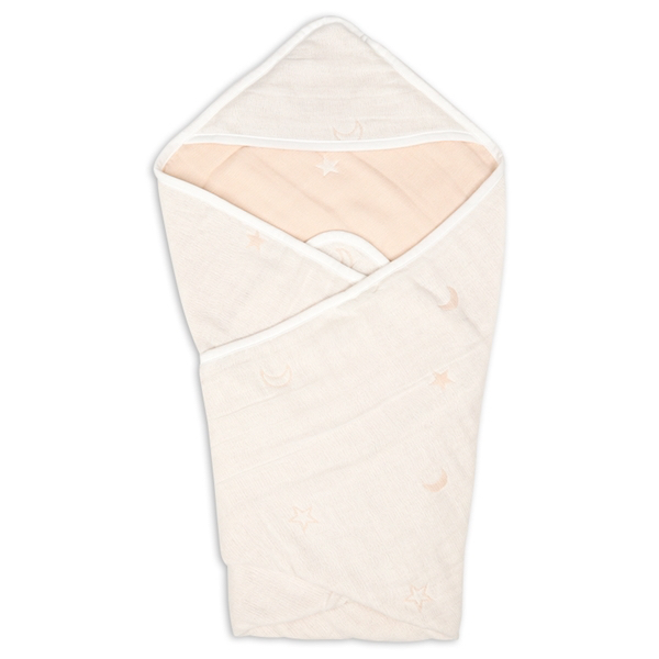 🇯🇵預訂 日本直送🇯🇵星月圖案棉紗包被襁褓