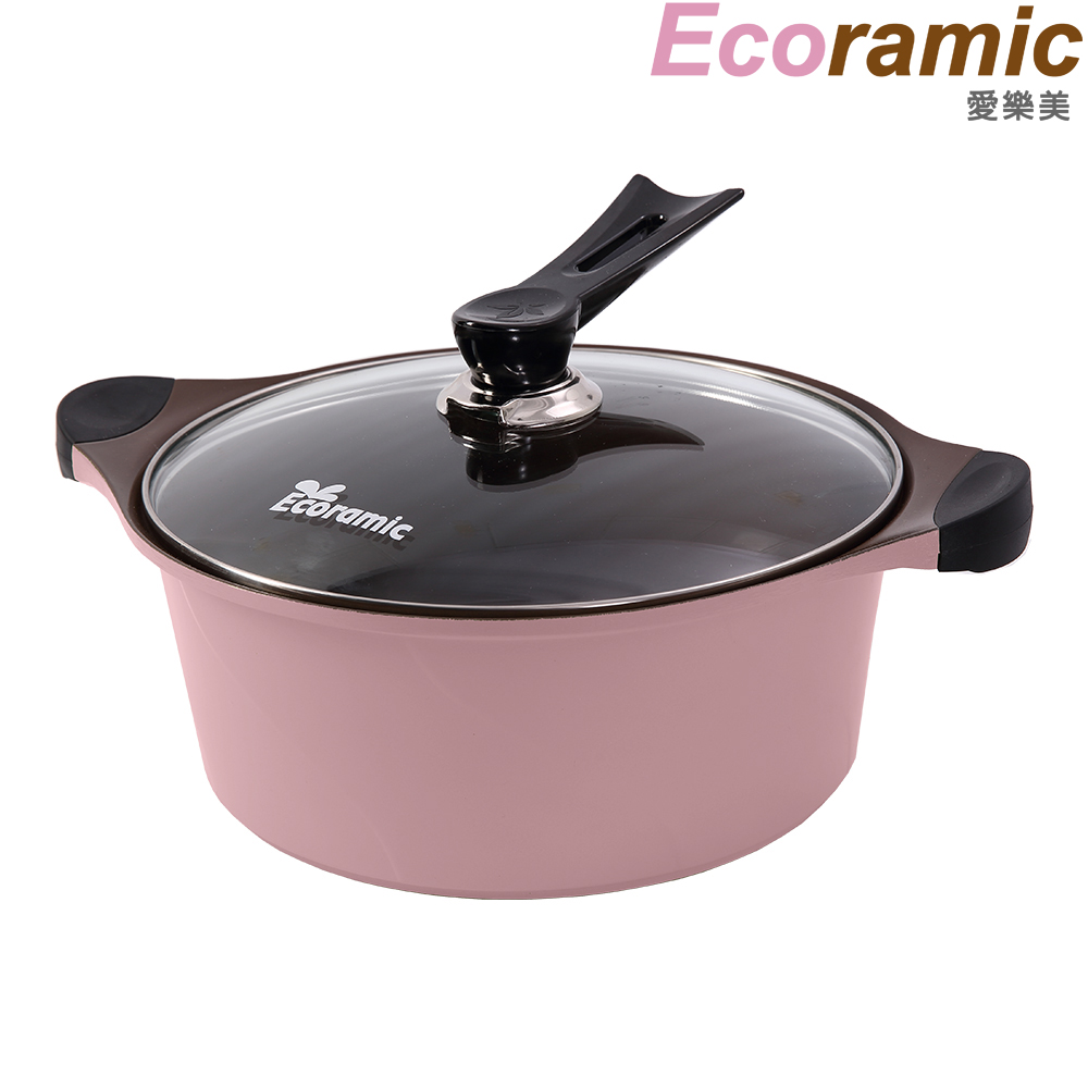 Ecoramic愛樂美雙耳煲連玻璃蓋28厘米+DS-SM-002 783042(Y