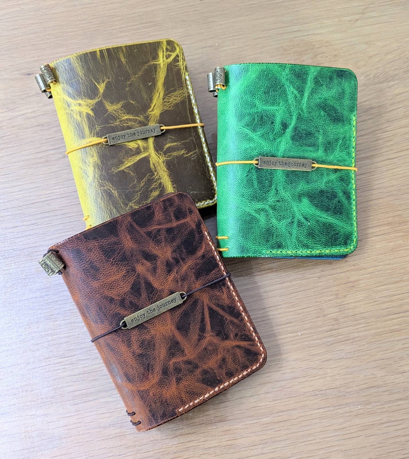 The Traveler’s Duo-Tone Hand-stitched Journal 