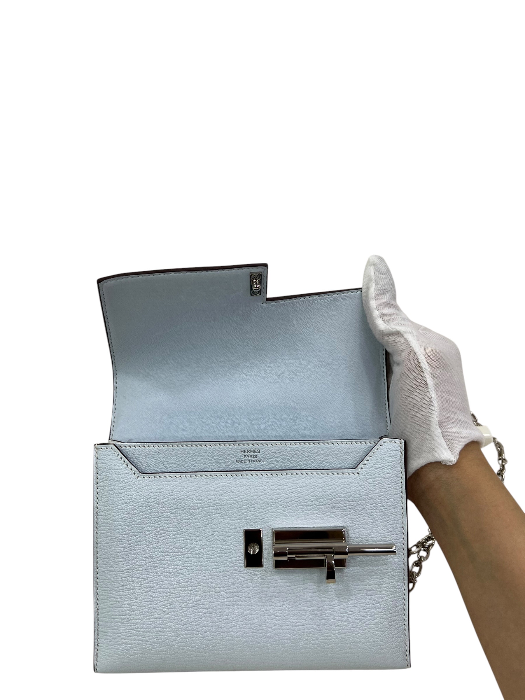 Pre-Owned HERMÉS Verrou Chaine Mini Bag Stamp U / 063028