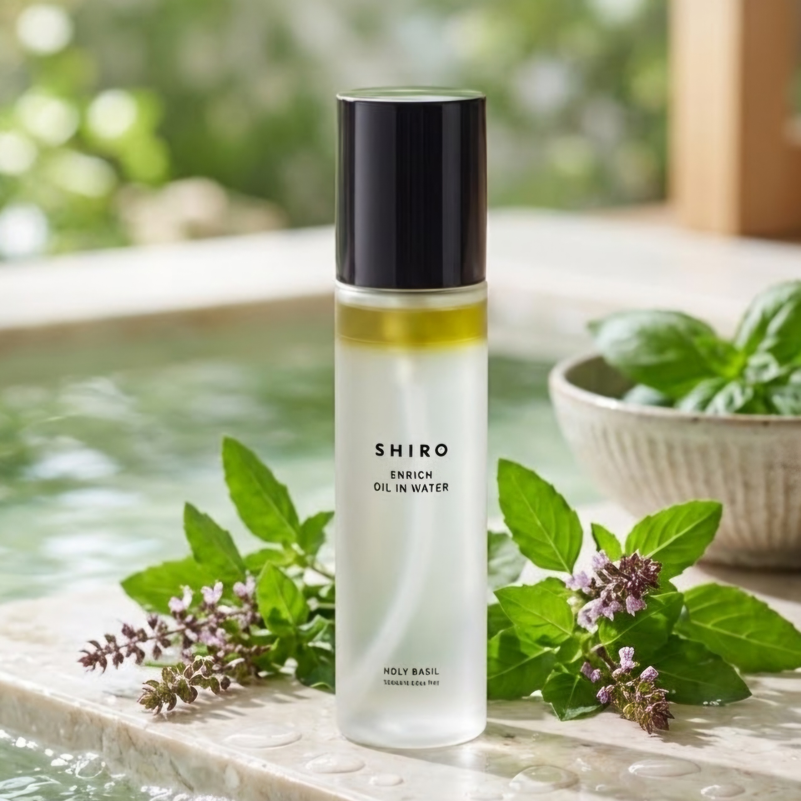 【限量發售】【✨️日本🇯🇵 SHIRO Holy Basil 系列 Enrich Oil In Water 聖羅勒修護油水精華✨️】120ml  