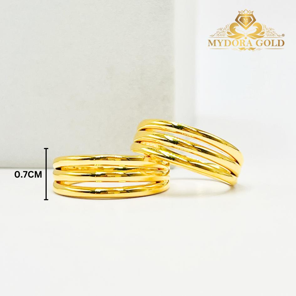 MYDORA Cincin KLCC Licin 3 Layer (5G) l EMAS 916/22K