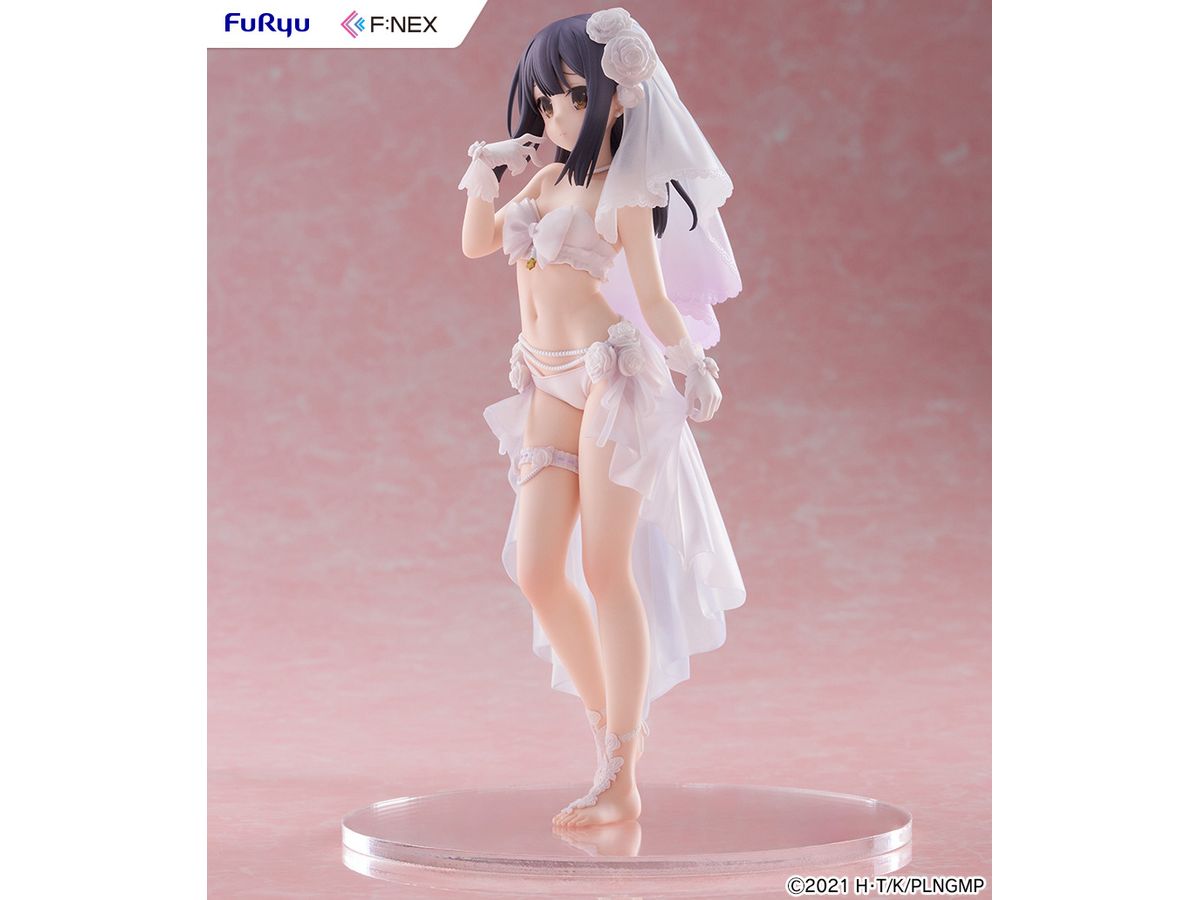 【預訂日期至17/6/26】 FURYU [F:NEX]《魔法少女☆伊莉雅》1/7 美遊 -婚紗泳裝- / Miyu Edelfelt Wedding Swimsuit ver. 1/7 Scale Figure 🌸[訂單確認後,本店會於一週內發出電子預購單據,屆時請確認WhatsApp對話查收。"如需到店提取紙質單據或使用其他通訊APP可於備註告知"]