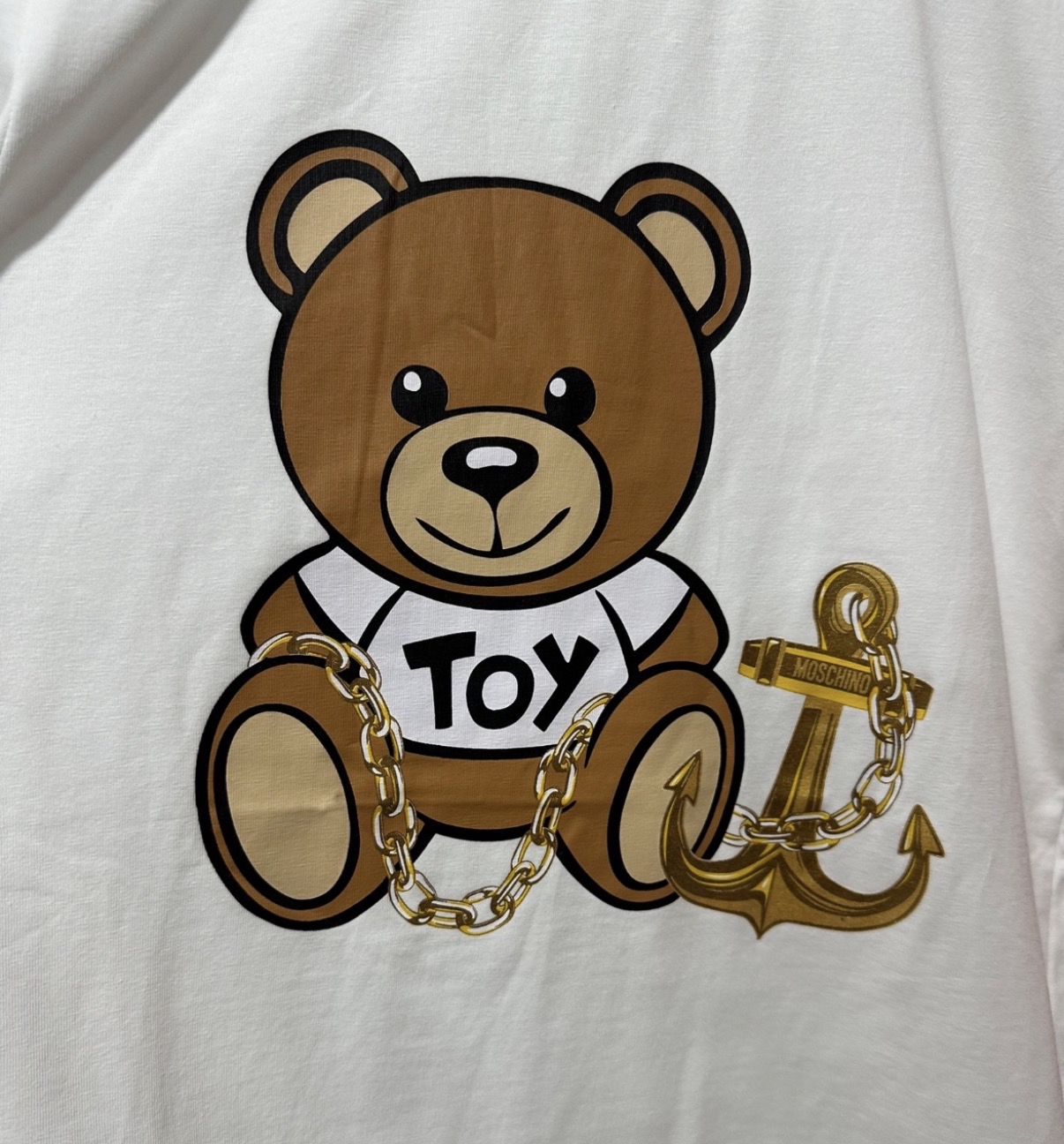 Moschino 熊仔船長白色Tee（童裝12碼）