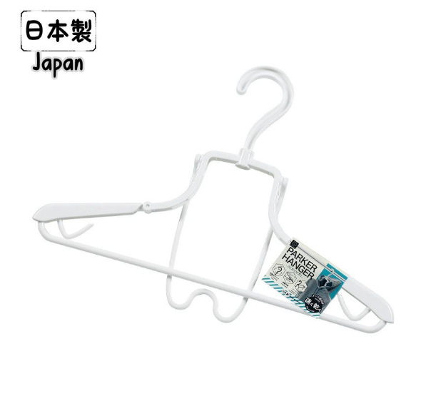 KL-203/日本製有帽衣衣架(白色)