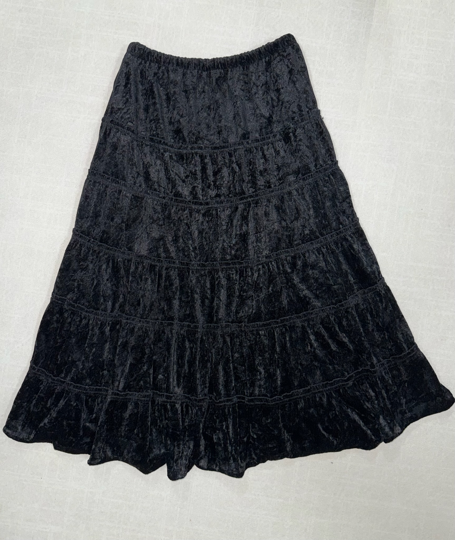Velvet Magic Tiered Skirt
